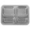 Piatto Multi Scomparto Lunch Acciaio 2