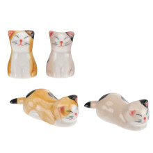 4Szt Ceramiczne Uchwyt Na Pałeczki Kolorowe Organizer Na Sztućce