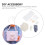 1Set Per Borsa Handmade in Materiale Poliestere Duraturo 8
