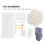 1Set Per Borsa Handmade in Materiale Poliestere Duraturo 10