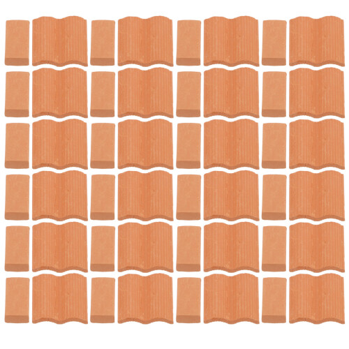 1 Set Miniature Roof Tiles Bricks Decor Clay Brick Models 1