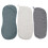 3Ud Pañuelos Para Bebé Con Absorción De Bambú Y Colores 2