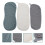 3Ud Pañuelos Para Bebé Con Absorción De Bambú Y Colores 3