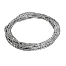 PVC Coating 304 Stainless Steel Wire Rope 7x7 Construction, 1.5mm/2mm Diameter, 50/100m Length, Softer
