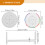 1Set Kit Telaio Fatti A Mano Argento Per Bracciali E 2
