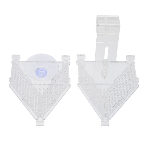 2Pz Contenitori Acrilici Trasparenti Per in