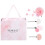 1Conjunto Presilhas Flor Simulada Rosa Duráveis Para Femininos 1