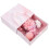 1Conjunto Presilhas Flor Simulada Rosa Duráveis Para Femininos 2