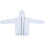 1Pc White Loose Sun Protection Coat Uv Blocking Lightweight Nylon 1