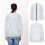 1Pc White Loose Sun Protection Coat Uv Blocking Lightweight Nylon 4