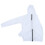 1Pc White Loose Sun Protection Coat Uv Blocking Lightweight Nylon 5