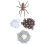 Conjunto Animal Simulado Decoração Crianças 7