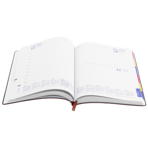 Planner Acadêmico 2026 PU Papel Resistente Para Escrita Diária