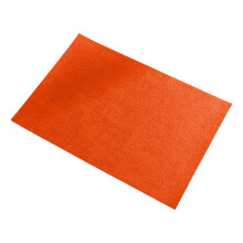 Faux Leather Placemats And Coasters Table Mat For A-Orange