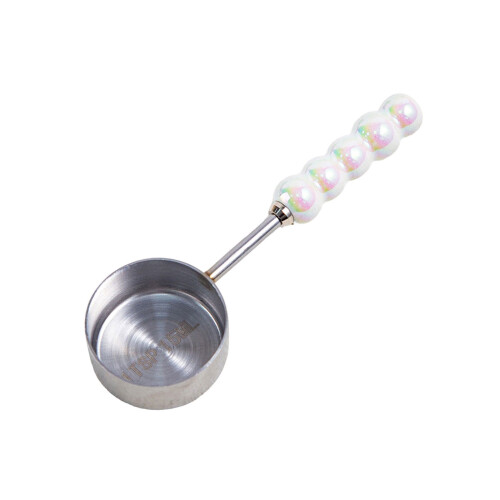 Kitchen Spoon with Colorful Ceramic Pearls Handle-1