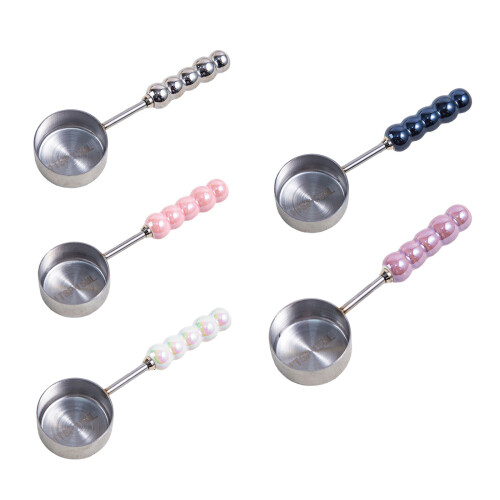 Kitchen Spoon with Colorful Ceramic Pearls Handle-1 1