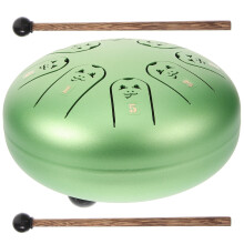 1Conjunto De Aço Verde Pequeno Para Iniciantes Com Som Claro