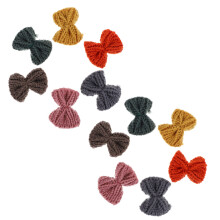 12St Assortiment Gebreide Strikjes Voor Mode- En Tasdecoratie