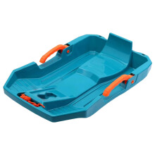 Snow Sledge for Kids Lightweight Sled SingleDriver With ColdResistant Polypropylene Brakes and Pull Rope