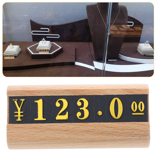 Display De Ajustável Para Preços Com Etiquetas - Elegante 2