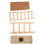 1Conjunto Casa De Hamster Natural Com Para Atividades 10