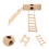 1Conjunto Casa De Hamster Natural Com Para Atividades 4