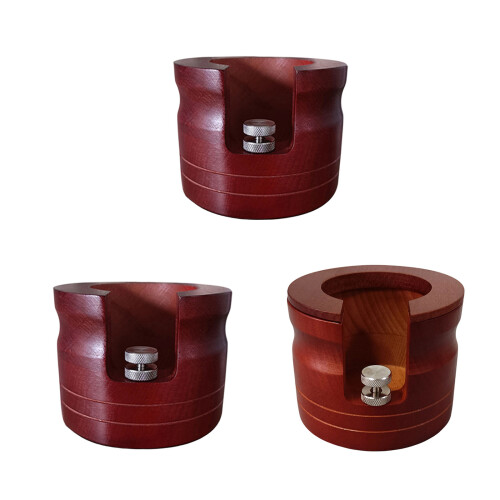 Solid Wood Tamping Station for Coffee Enthusiasts Espresso-51mm 1
