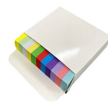 1 ensemble de notes autocollantes simples,-11 barres de couleurs