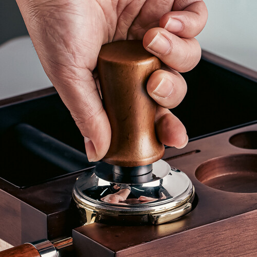 Espresso Tamper Tool for Even Coffee-Flat bottom 58mm 2