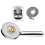1Conjunto Kit Chuveiro De Mão ABS Leve E Funcional 2