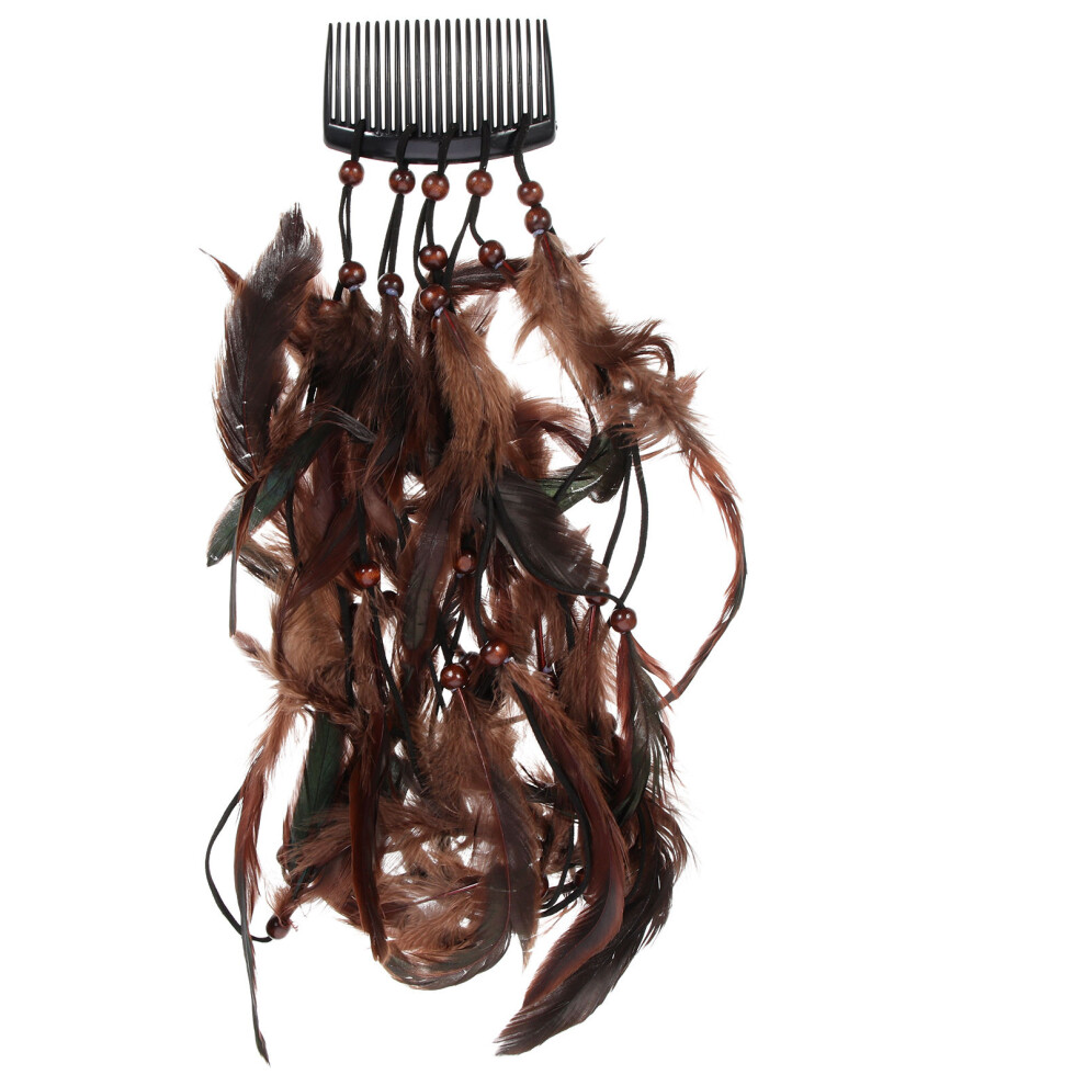 Boho Opaska Z PióR Do WłOsóW Ozdobna Na PrzyjęCia I Cosplay-image