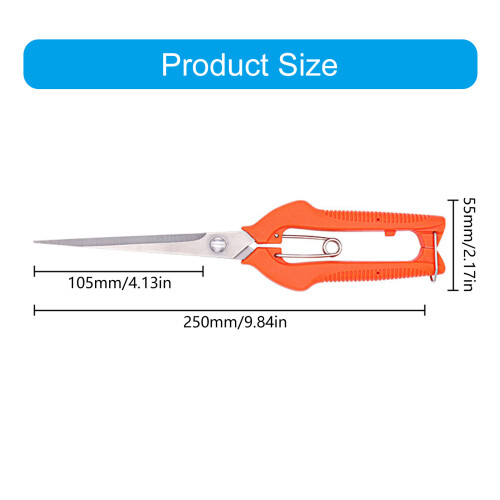 Ergonomic Home Shears Lightweight Flower Scissors For Efficient 2