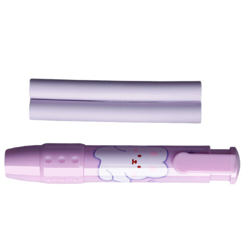 Pencil Erasers Retractable Mechanical Erasers-Cream bunny