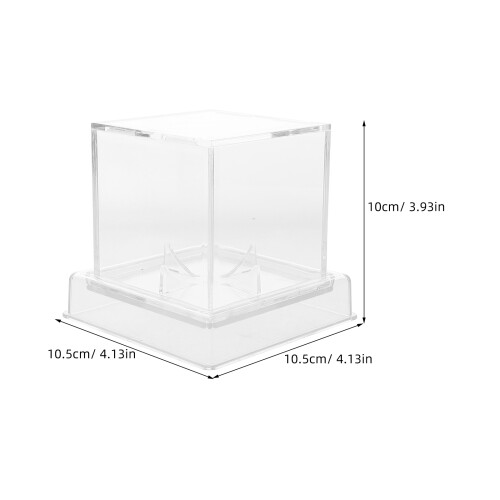 Showcase Holder Base Transparent Acrylic 1 Pcs 2
