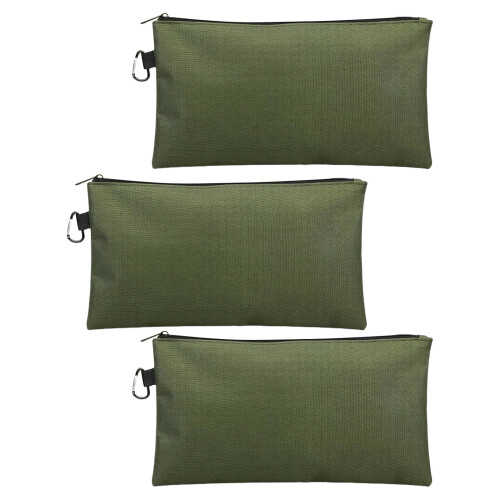 3Pcs Multipurpose Tool Pouch Small Tool Bag-Military green