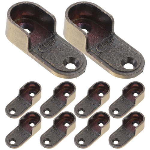 1Conjunto Suporte Para Varão De Chuveiro Alumínio