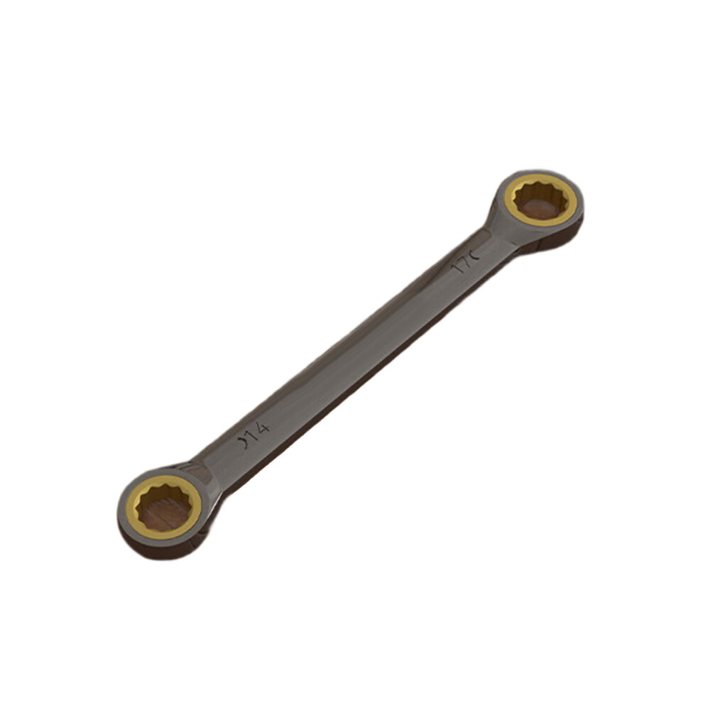 72 Tooth Gear Ratchet Wrench Steel Double Box End-14Mm 17Mm 7696000998800