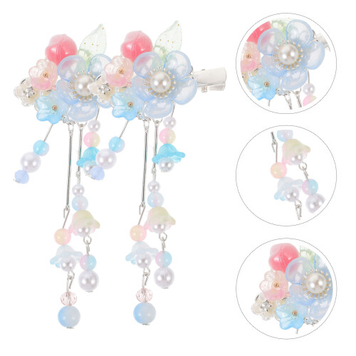 1Par De Floral Resina Para Mulheres 2