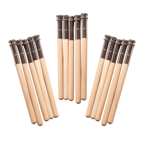 15Pz Allunga Beige in Legno E Ferro Per Scolastico