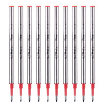 10 Stuks Metalen Balpen Vullingen-Rood 0,7 Directe inbrenging