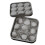 Ice Trays Rose Flower Shape Ice Maker Ice Silicone Mold-Black 1