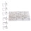 30/50 Pcs Decorative Push Pins Push Pins Hooks Thumb-Clear 30 1