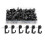 30/50 Pcs Push Pin Hooks Wall Thumb Tacks Hook-Black 30 1