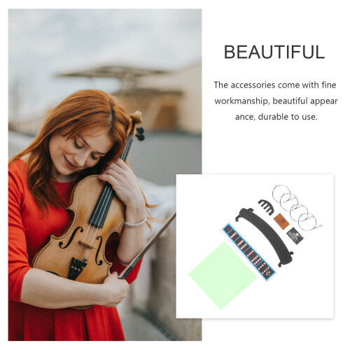 1Conjunto Kit Profissional De Peças Para Violino Com Resina E Aço 1