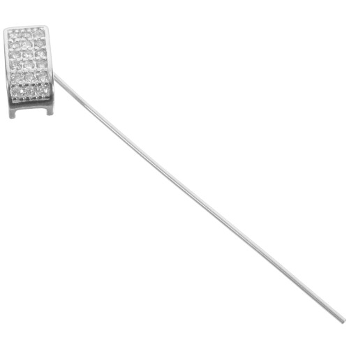 Fecho Decorativo De Prata 925 Cristal Para DIY 2