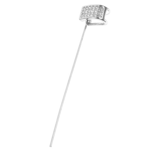 Fecho Decorativo De Prata 925 Cristal Para DIY 1