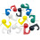 30/50 Pcs Decorative Push Pins Push Pins Hooks Thumb-Clear 30 4