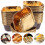 1Conjunto Pequenas Para Doces Muffins Cupcake Marrom 3