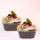 1Conjunto Pequenas Para Doces Muffins Cupcake Marrom 8