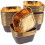 1Conjunto Pequenas Para Doces Muffins Cupcake Marrom 10